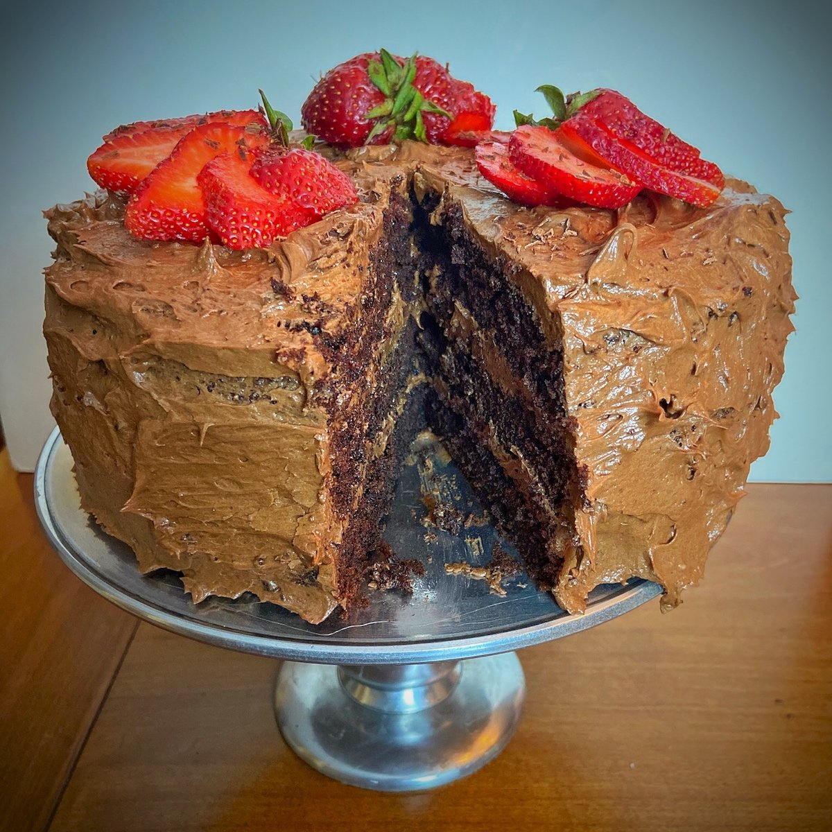 Chocolate Three Layer Cake Recipe