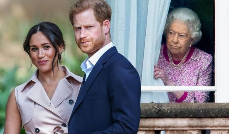 Prince Harry warned Queen will be watching next step Duke takes with Meghan Markle – Express