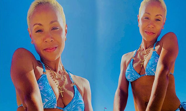 Jada Pinkett Smith, 49, poses for radiant bikini snap on New Years Eve – Daily Mail