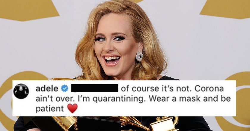 Adele Isnt Releasing Her Next Album Any Time Soon Cause “Corona Aint Over,” And Wants Us All To Remember To Wear Masks – BuzzFeed