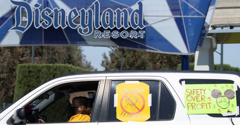 Some Disneyland workers protest reopening plans amid pandemic – Fox Business