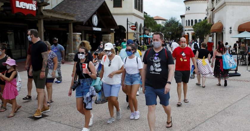 Mandatory masks, Mickey at a distance as Walt Disney World reopens – Reuters