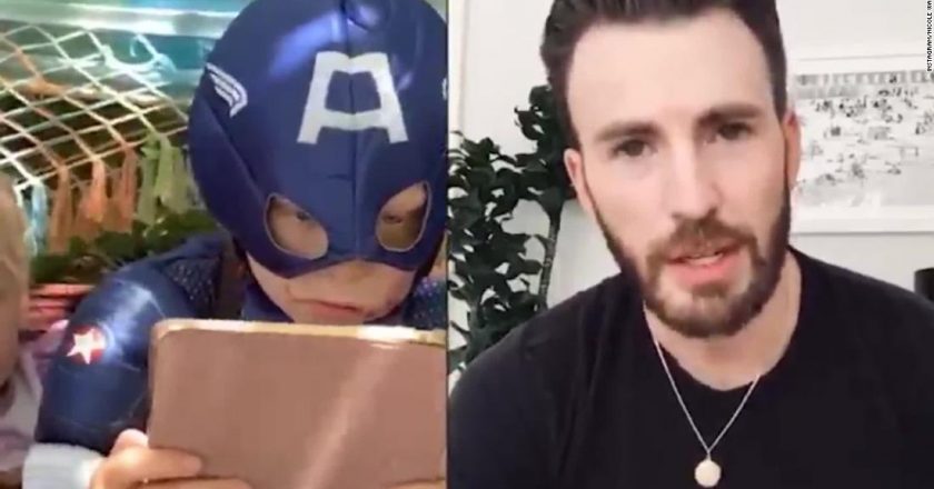 Chris Evans sending Captain America shield to little boy who saved sister from dog attack – CNN