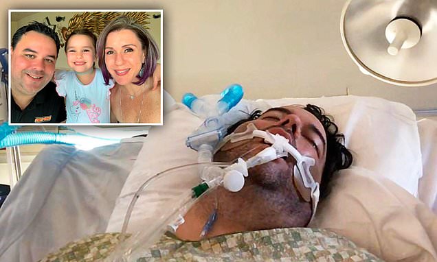 Florida dad is fighting for his life after contracting COVID-19 from his son – Daily Mail