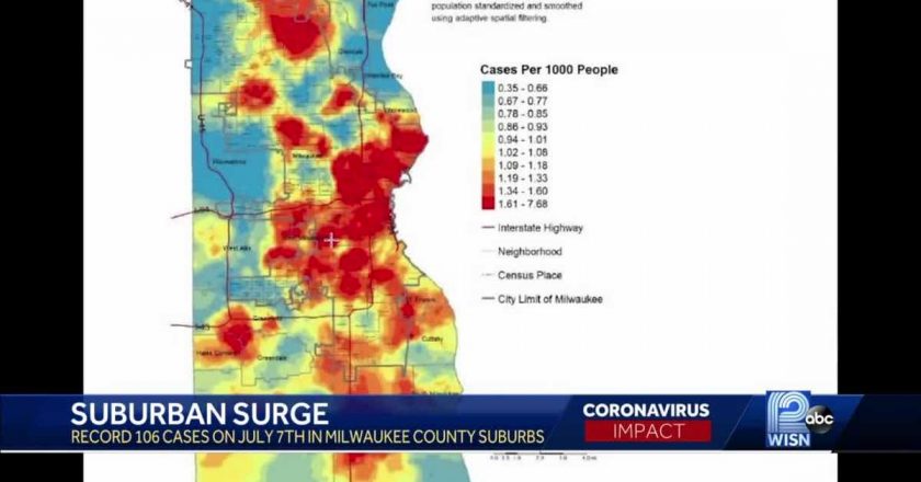 Coronavirus surges in the suburbs – WISN Milwaukee