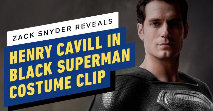 Zack Snyder Reveals Henry Cavill in Snyder Cut Black Superman Suit Clip | Comic Con 2020 – IGN