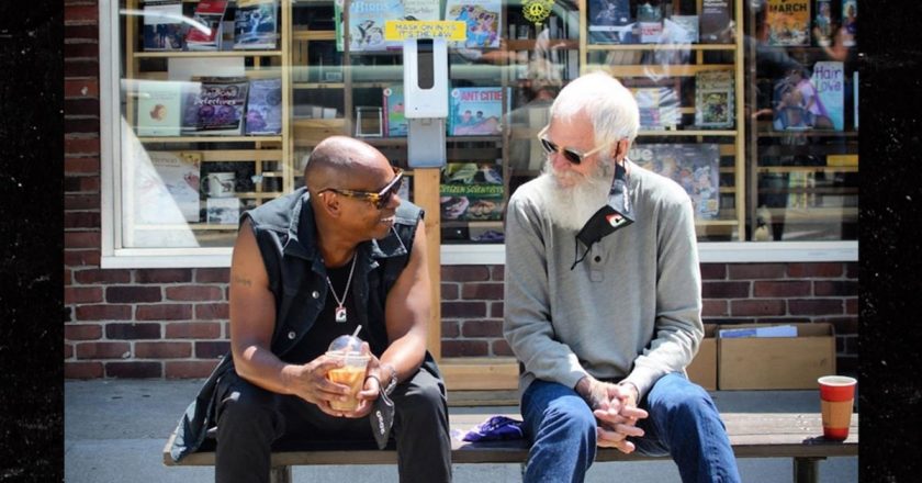 Dave Chappelle Hanging with David Letterman in His Ohio Hometown – TMZ