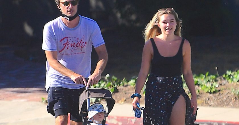 Zach Braff, Florence Pugh take late friend Nick Corderos son on a walk – Page Six