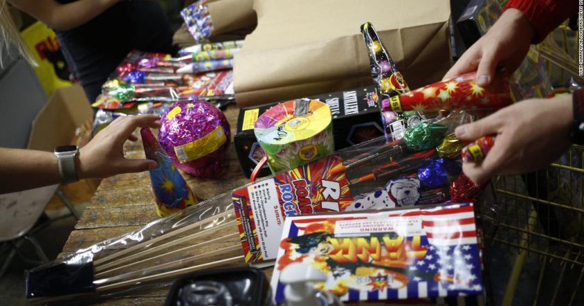 Some consumer fireworks emit high levels of lead and other toxins, a new study finds – CNN