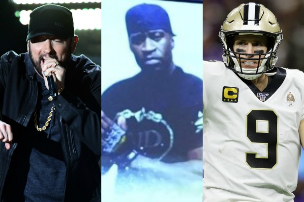 Eminem Slays Anti-Maskers, Dirty Cops in New Single With Kid Cudi – Plus: F— Drew Brees (Video) – TheWrap