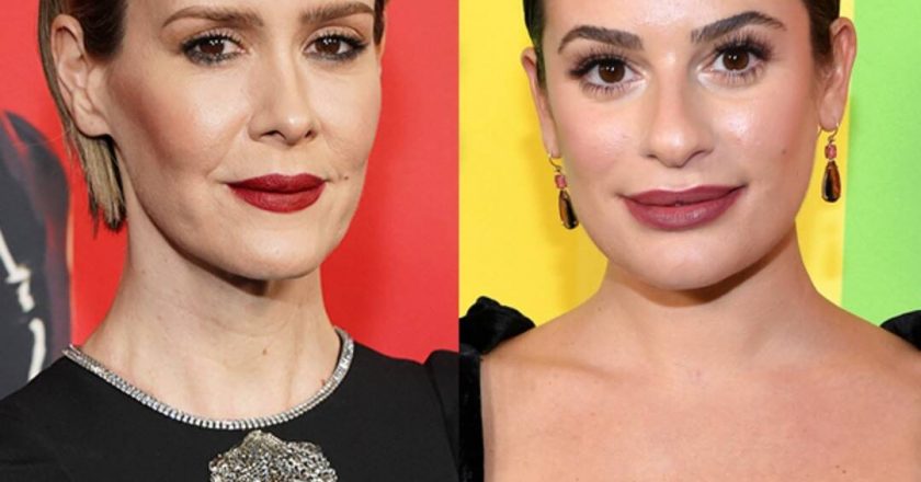 Sarah Paulson Dodges Question About Lea Michele Allegations – E! NEWS