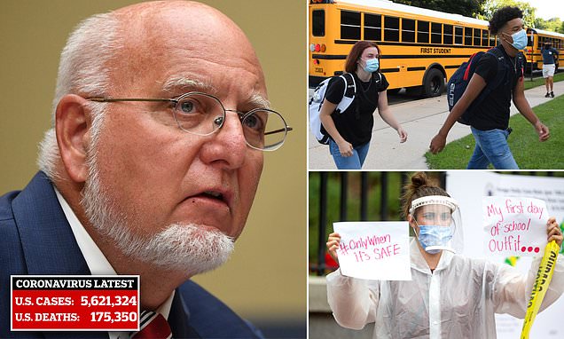 CDC Director Robert Redfield says teachers are essential workers like doctors – Daily Mail