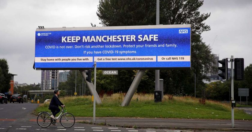 Major incident declared in British city of Manchester to tackle COVID-19 – MSN Money