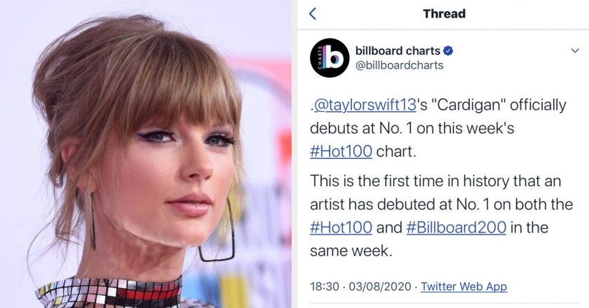 Heres Why Taylor Swift Fans Are So Excited About Her History-Making No. 1s For “Folklore” And “Cardigan” – BuzzFeed