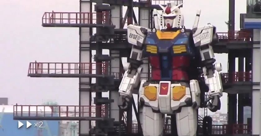 Its Alive! 25-Ton Gundam Robot Moves for First Time in Yokohama – Yahoo! Voices