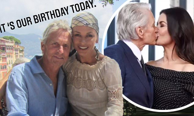 Michael Douglas pays tribute to Catherine Zeta-Jones as the couple celebrate their birthdays – Daily Mail