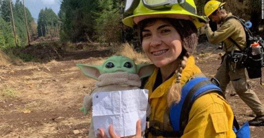 A boy sent his Baby Yoda doll to Oregon firefighters. Now they take it on their calls – CNN