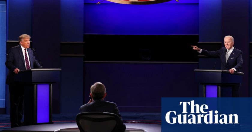 This is so unpresidential: tempers flare in first US presidential debate – video – The Guardian