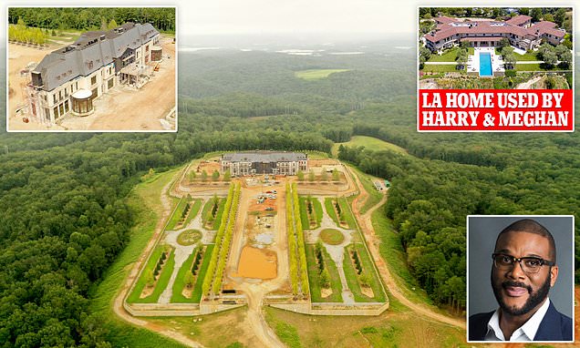 Tyler Perry builds massive Atlanta mansion fit for a billionaire – Daily Mail