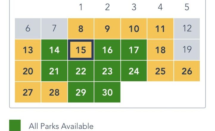 Disney Park Pass Availability Going Fast at Magic Kingdom for the Start of Halloween Season, Disneys Hollywood Studios Booked Weeks in Advance for Disney Resort Guests, and More – wdwnt.com