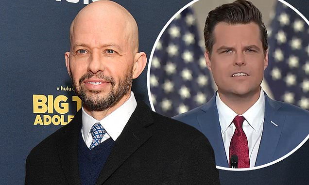 Two and a Half Men alum Jon Cryer gets in Twitter feud with Rep. Matt Gaetz – Daily Mail