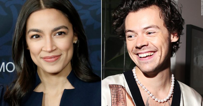 Alexandria Ocasio-Cortez praises Harry Styles for wearing a dress on the cover of Vogue – CNN