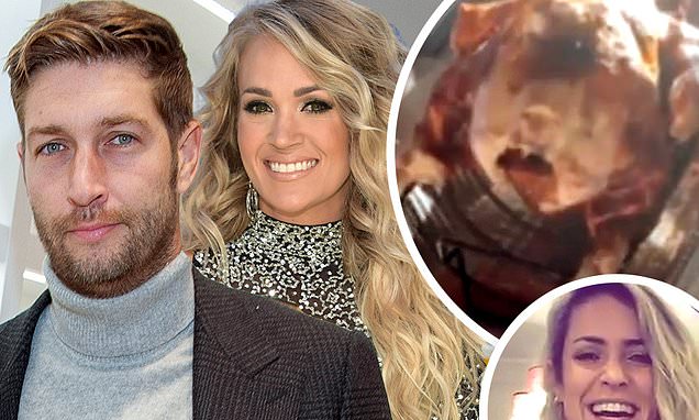 Jay Cutler spends Thanksgiving with Carrie Underwood as ex Kristin Cavallari celebrates with friends – Daily Mail