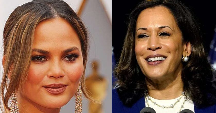 Chrissy Teigen jokes she isnt showering after hugging Kamala Harris at election rally – Fox News