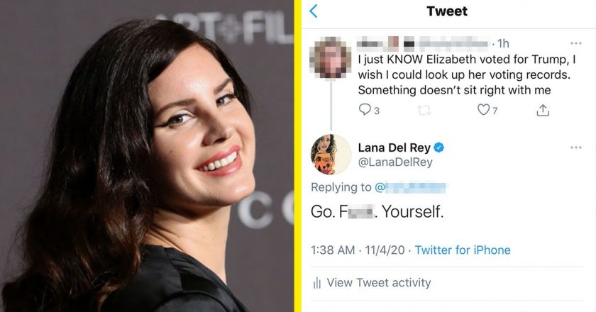 Lana Del Rey Adamantly Shut Down A Fan Who Said She “Voted For Trump” In The Presidential Election – BuzzFeed