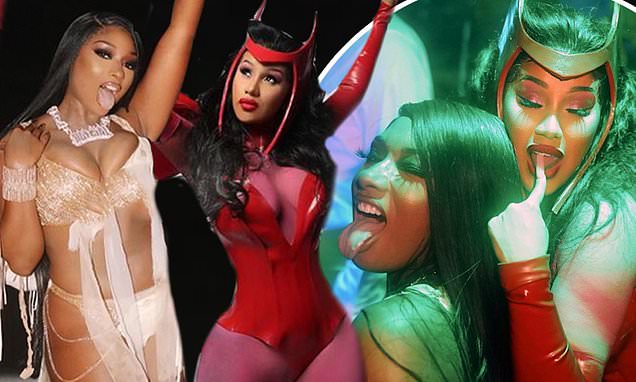 Megan Thee Stallion reunites with Cardi B at mask-less Hottieween bash in Atlanta strip club – Daily Mail