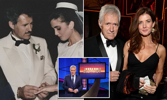 Alex Trebeks widow, Jean, shares a photo from the couples wedding day in 1990 thanking fans – Daily Mail