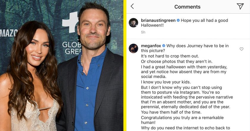 Megan Fox Put Her Ex Brian Austin Green On Blast For Sharing A Photo Of Their Son On Instagram – BuzzFeed