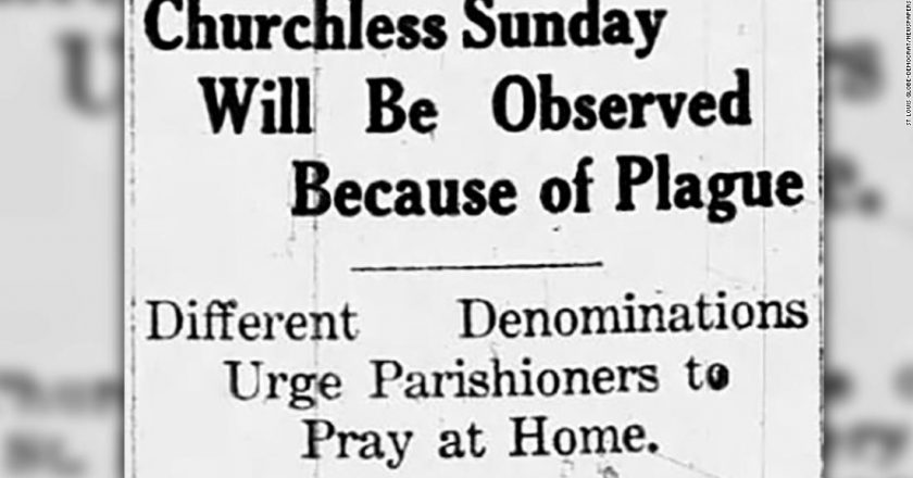 For churchgoers during the Covid-19 pandemic, a deadly lesson from the 1918 flu – CNN