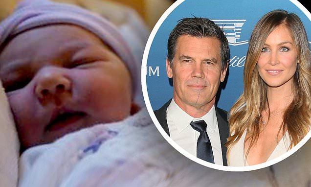 Josh Brolin and wife Kathryn welcome their a baby girl: Our little Christmas evening angel – Daily Mail