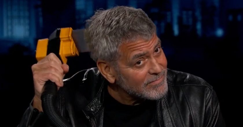 George Clooney Busts Out Flowbee Skills on Kimmel – TMZ