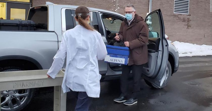 Doctor drives three hours to get Covid-19 vaccine to rural Michigan hospital – CNN