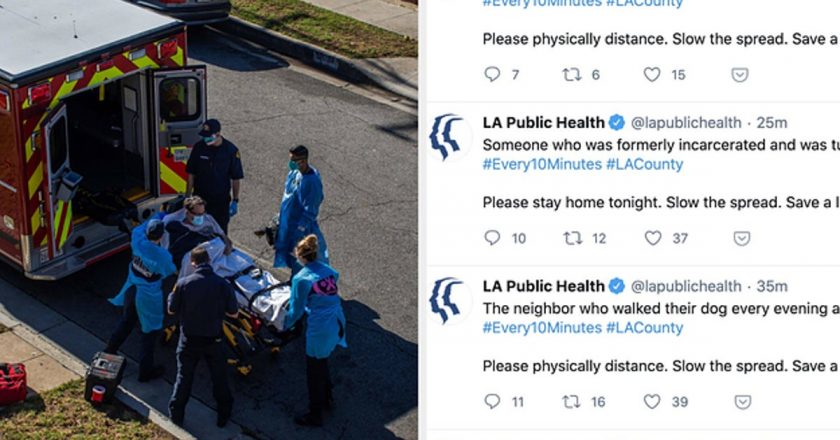 A Los Angeles Health Agency Is Tweeting About A COVID Death Every 10 Minutes To Encourage People To Stay Home – BuzzFeed News