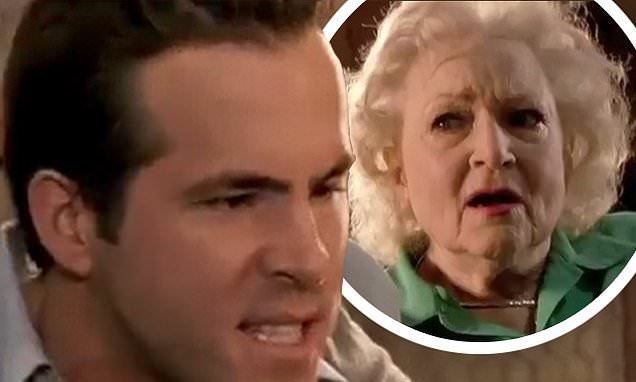 Ryan Reynolds feuds with seething demon Betty White in behind-the-scenes clip from The Proposal – Daily Mail