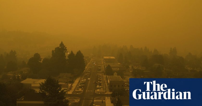 Wildfires having devastating effect on air quality in western US, study finds – The Guardian