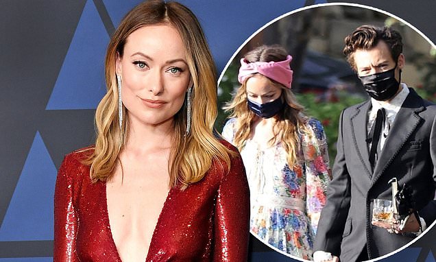 Olivia Wilde reveals shes back filming with boyfriend Harry Styles on their movie – Daily Mail