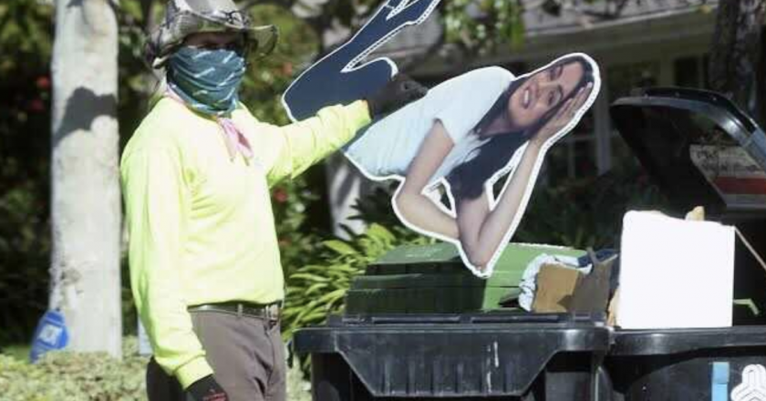 Ana de Armas cardboard cutout seen in Ben Afflecks trash after breakup – Yahoo Entertainment