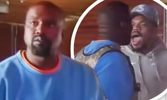 Kanye West screams at Chance The Rapper in leaked documentary video – Daily Mail