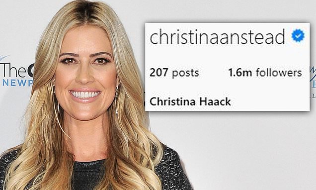 Christina Anstead switches back to her maiden name Haack on Instagram amid divorce from Ant Anstead – Daily Mail