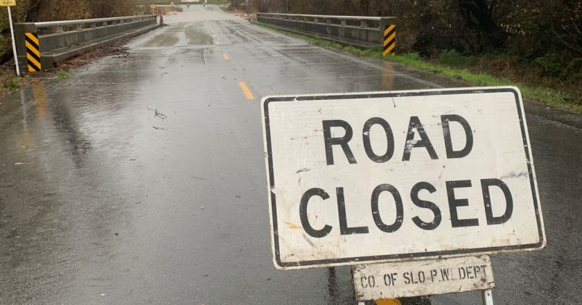 Rising waters flood major thoroughfares along Central Coast – KSBY San Luis Obispo News