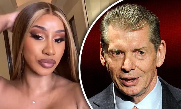 Cardi B jokingly tells Vince McMahon to count your f***** days after getting namedropped on Raw – Daily Mail