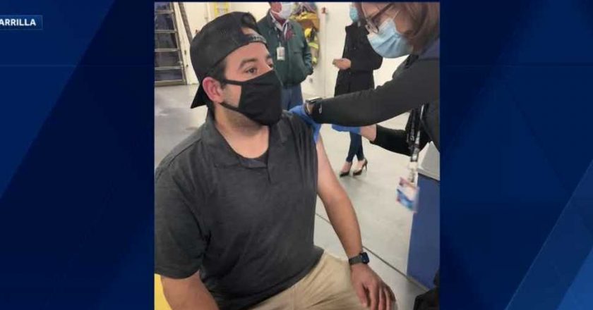 Emotional for me because I survived: Davis firefighter gets vaccine after tough COVID-19 battle – KCRA Sacramento