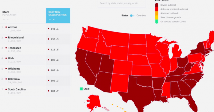 Utah among worst COVID-19 rate states in US – fox13now.com