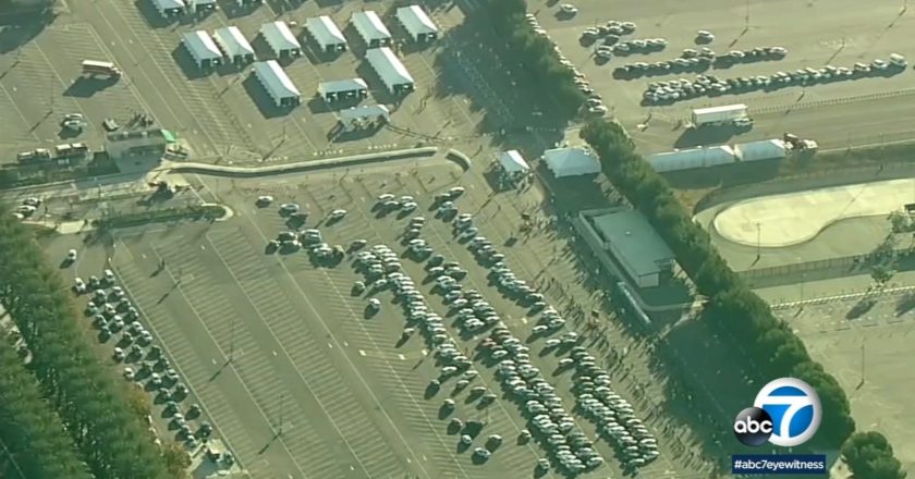 Disneyland hosts massive COVID-19 vaccination site to high demand – KABC-TV