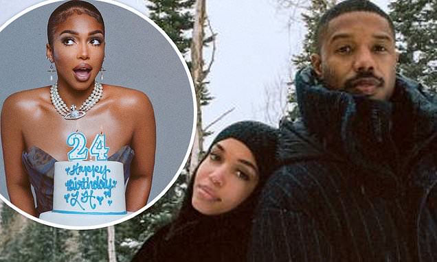 Michael B. Jordan plays in the snow with girlfriend Lori Turtle Harvey on her 24th birthday – Daily Mail