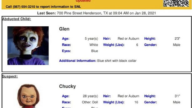 Not childs play: Chucky doll featured in errant Amber Alert – KSL.com